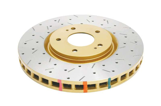 DBA 4000 Series Single Drilled/Slotted Front Rotor | Evo 8/9 (03-06) (DBA4418XS)