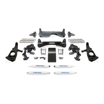 Fabtech 6" RTS Suspension System w/ Performance Shocks | GM 2500HD 2WD/4WD (11-19) (K1046)