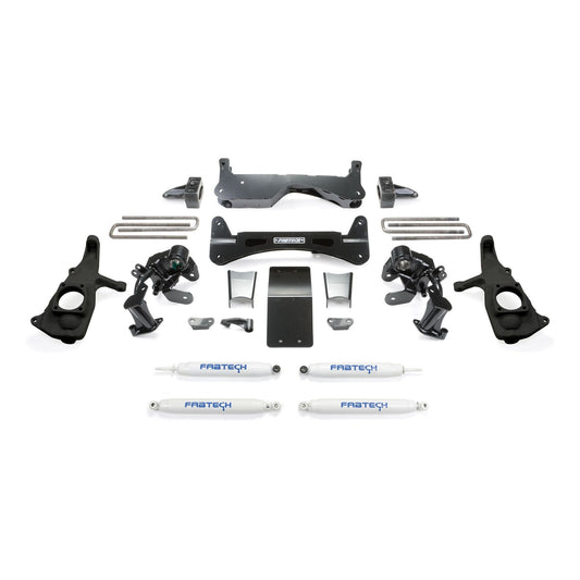 Fabtech 6" RTS Suspension System w/ Performance Shocks | GM 2500HD 2WD/4WD (11-19) (K1046)