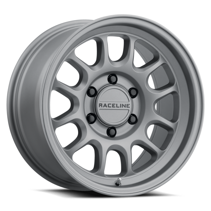 (set of 4) Raceline 958 Rogue Titanium | 16x8" +0mm | 6x139.7mm Wheel
