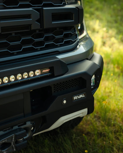 Rival 2D.1813.1.US Aluminum Bumper w/Winch Mount & Recovery Points For Ford Ranger Raptor