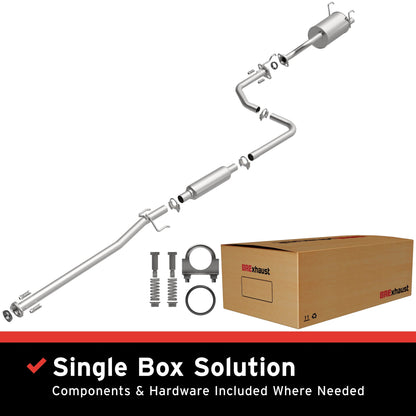 BRExhaust 1992-2000 Honda Civic Direct-Fit Replacement Exhaust System