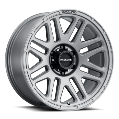 (set of 4) Raceline 944 Outlander Greystone | 16x8" +0mm | 5x114.3mm Wheel