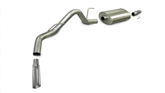 CORSA Sport / 3.0 in Cat-Back SSE 4.0 in Single Tip | Ford F-150 V8 2009-2010 5.4L, 4.6L (24310)