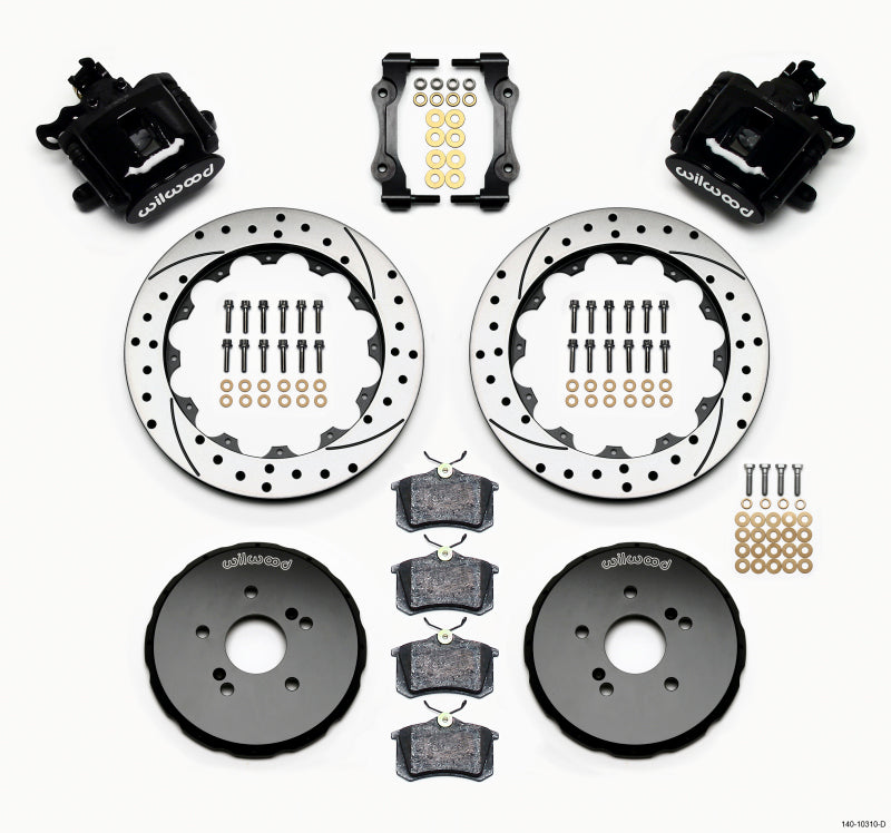 Wilwood 12.88in D&S Combo Parking Brake Rear Kit | Honda S2000 (140-10310-D)