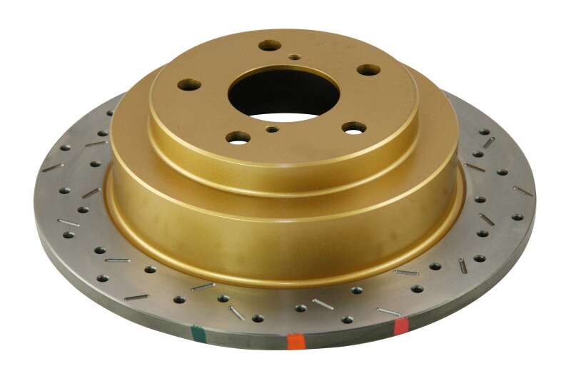 DBA 4000XS Single Rear Drilled/Slotted Rotor | Subaru (08-13) (DBA4644XS)