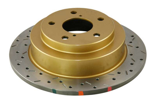 DBA 4000XS Single Rear Drilled/Slotted Rotor | Subaru (08-13) (DBA4644XS)