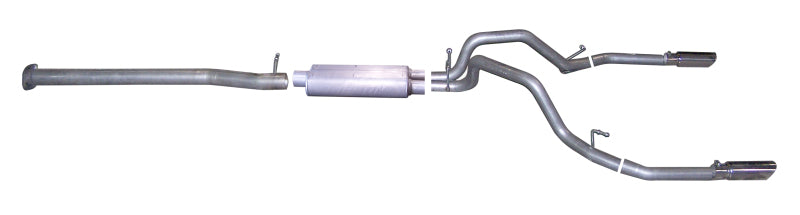 Gibson 3in Dual Split Cat-Back Exhaust | Chevrolet Silverado 1500 LS (08-09) (65627)
