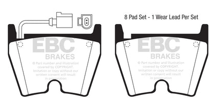 EBC DP41513/3R fits Audi 17-18 RS3 Yellowstuff Front Brake Pads