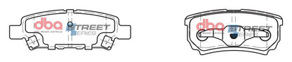 DBA 262mm Rear Street Series Rear Brake Pads | Chrysler 200 (11-14) (DB1686SS)