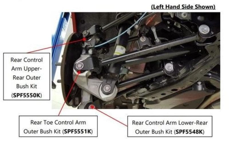 SuperPro 16-24 Mazda MX-5 Miata ND Rear Control Arm Lower-Rear Outer Bush Kit