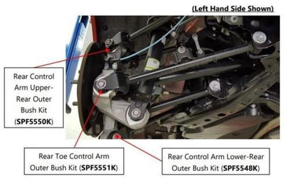 SuperPro 16-24 Mazda MX-5 Miata ND Rear Control Arm Lower-Rear Outer Bush Kit