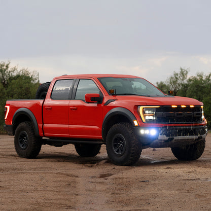 Rigid 2021+ Ford Raptor Triple Fog Lights Kit | Ford Raptor (46738)
