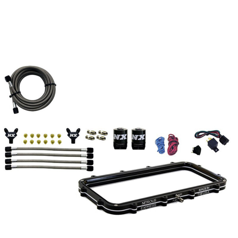 Nitrous Express 20940-00 Nitrous Plenum Plate System Fits Holley High-Ram Intake