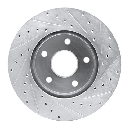 DFC D&S Silver Brake Rotor (FRONT LEFT): Jeep Grand Cherokee (99-04)