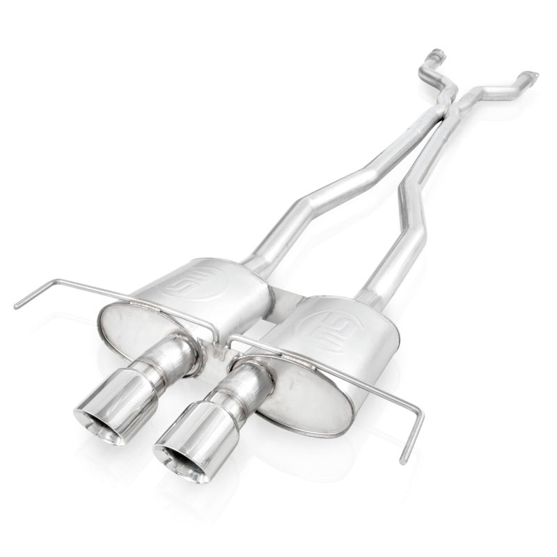 Stainless Works 3in Catback System X-Pipe Chambered Mufflers 4in Tips | Cadillac CTS-V Coupe (09-15) (CTSVCPCBC9)