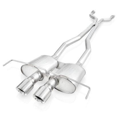 Stainless Works 3in Catback System X-Pipe Chambered Mufflers 4in Tips | Cadillac CTS-V Coupe (09-15) (CTSVCPCBC9)