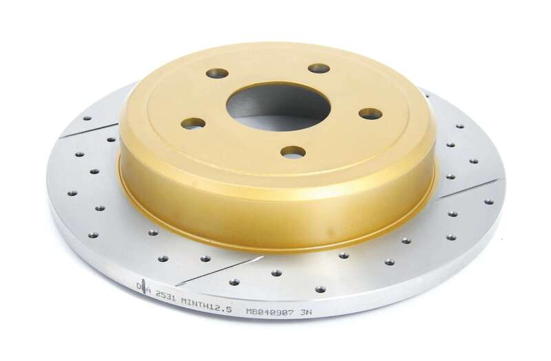 DBA Rear Drilled & Slotted Street Series Rotor | Jeep Commander (06-10) (DBA2531X)