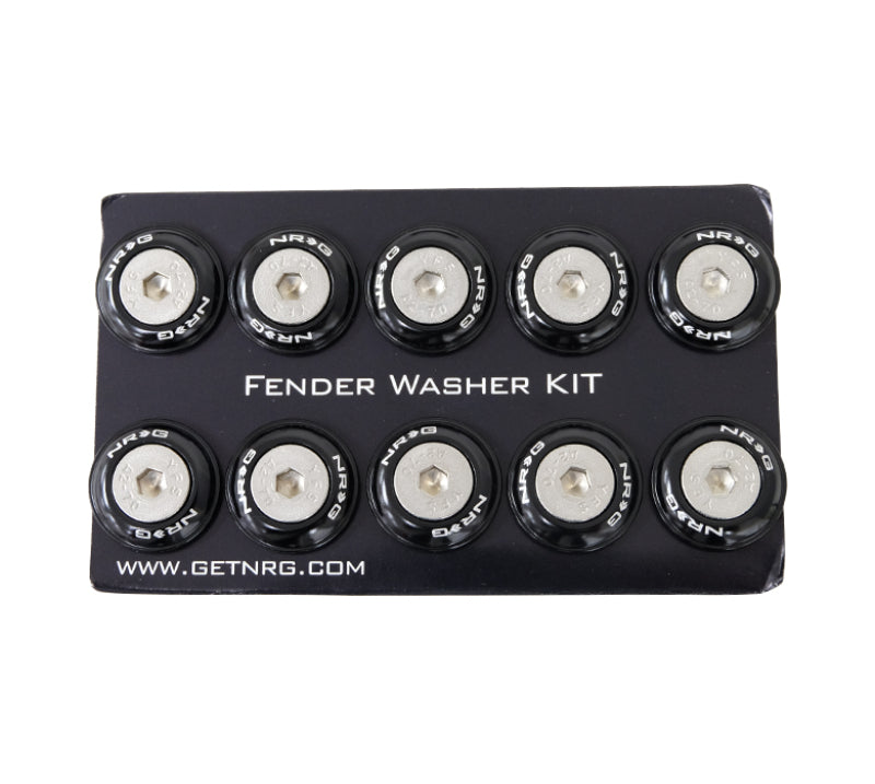 NRG Fender Washer Kit w/Rivets For Plastic - Set of 10 (FW-100)