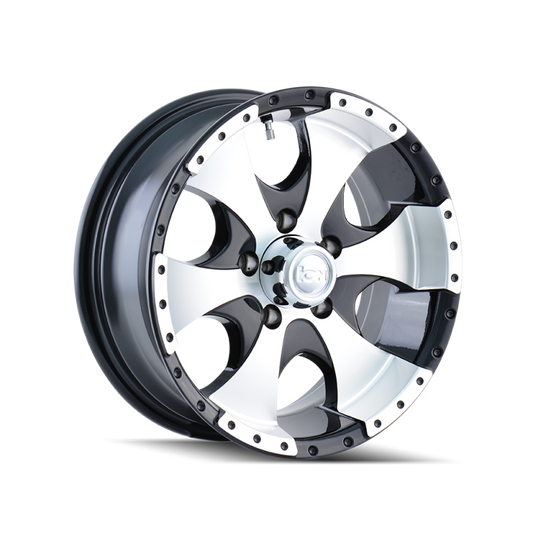 ION Wheels Type 136 Black/Machined | 14x6" +0mm | 5x114.3mm Wheel