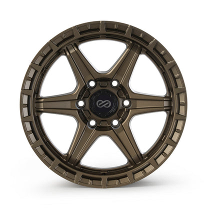 (set of 4) Enkei Trail-Finder OVL Matte Bronze | 17x7.5" +45mm | 5x114.3mm Wheels