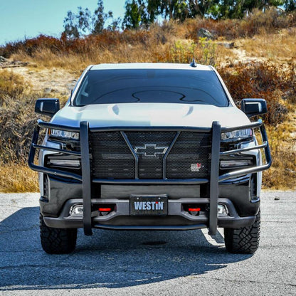 Westin 57-23955 HDX Grille Guard Modular Black For 19-24 Chevy Silverado 1500