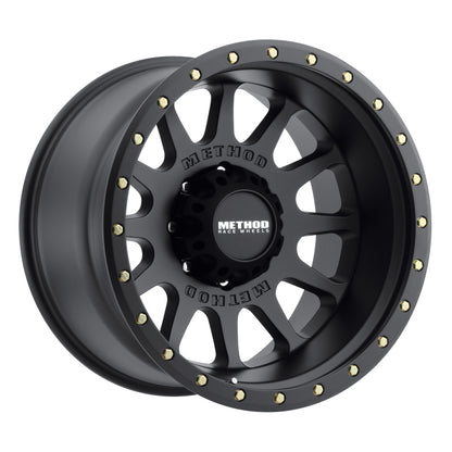 Method MR605 NV Matte Black | 20x10" -24mm | 8x6.5mm Wheel