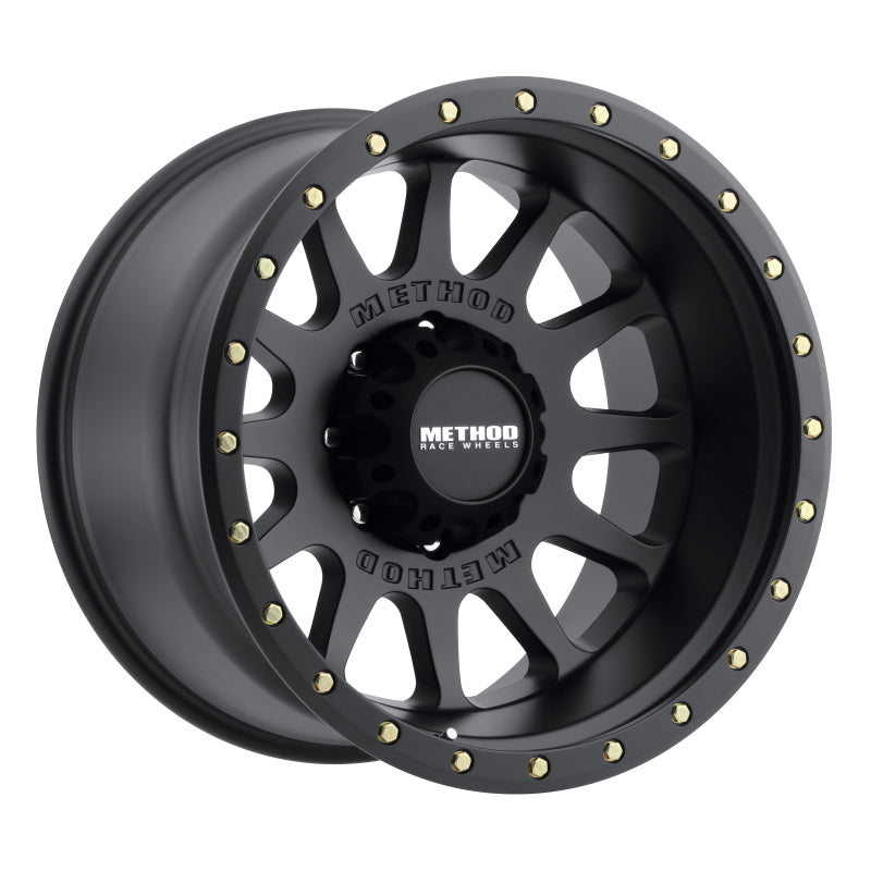 (set of 4) Method MR605 NV Matte Black | 20x10" -24mm | 8x180mm Wheel