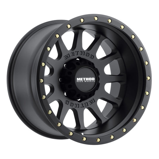 (set of 4) Method MR605 NV Matte Black | 20x10" -24mm | 8x170mm Wheel