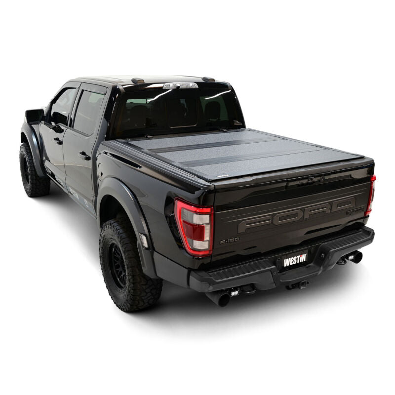 Westin Automotive 19-46355 Hard Tri-Fold Tonneau Cover For 2015-2025 Ford F-150