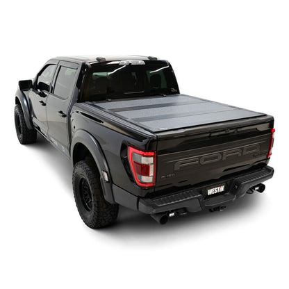 Westin Automotive 19-46355 Hard Tri-Fold Tonneau Cover For 2015-2025 Ford F-150
