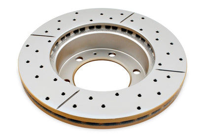 DBA Street Series Drilled & Slotted Front Rotor | Lexus ES300 (03-06) (DBA2714X)