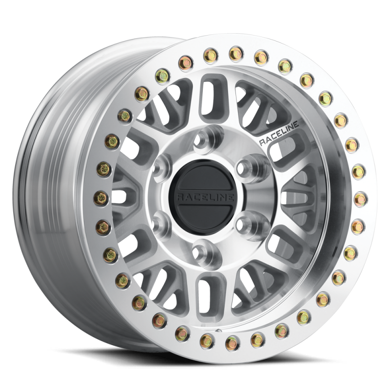 (set of 4) Raceline RT951 Ryno Machined Beadlock | 17x9" -38mm | 6x139.7mm Wheel