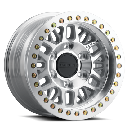 (set of 4) Raceline RT951 Ryno Machined Beadlock | 17x9" -12mm | 6x139.7mm Wheel