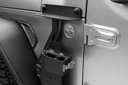 Go Rhino 18-24 Jeep Wrangler JL/JLU/JT Front Fender Jack Mount for Hi-Lift Jack - Tex. Blk