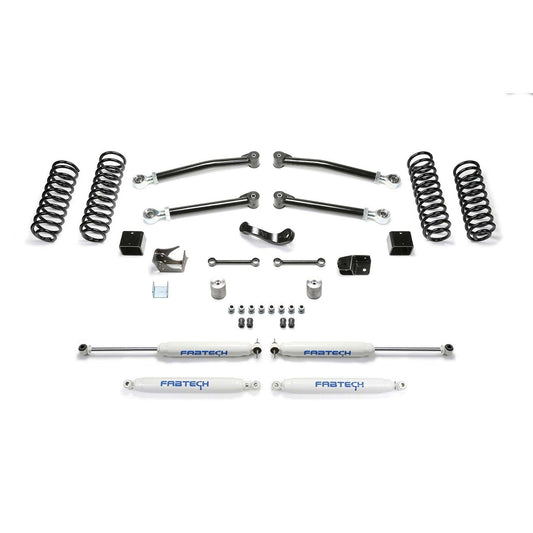 Fabtech 3in Trail Suspension w/ Performance Shocks | Jeep JK 4-Door (07-18) (K4090)