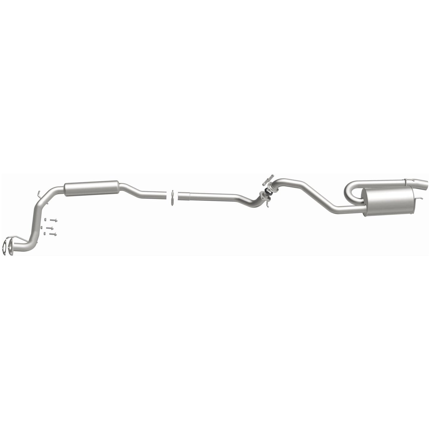 BRExhaust 2009-2013 Honda Fit 1.5L Direct-Fit Replacement Exhaust System