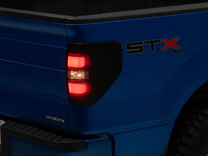 Raxiom 09-14 Ford F-150 Styleside Axial LED Tail Lights Black Housing Smoked Lens (T582534)