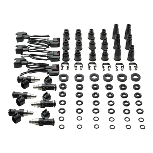 DeatschWerks 16U-IMP-0750-6 6-Cyl Import Injector Kit 750cc For Universal