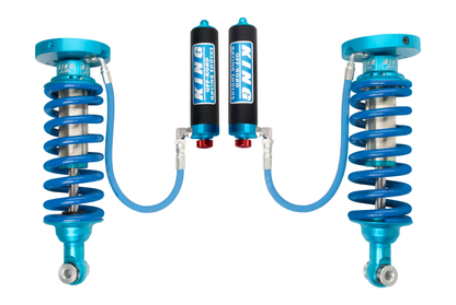 King Shocks 2.5 Performance Coilovers w/ Remote Reservoir Adjustable Shocks Set w/0-3" lift - 2014-2024 Ford Expedition 4WD