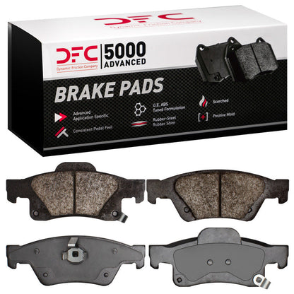DFC 5000 Advanced Ceramic Brake Pads (REAR): Dodge Durango 3.6L / 5.7L (11-25)