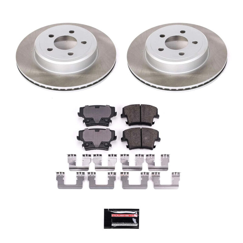 PowerStop 05-08 Dodge Magnum Rear Semi-Coated Rotor Kit (SC1720)