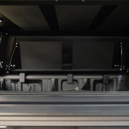 Westin EXP Truck Cap COMPLETE KIT A + BS (21-25 Ford F-150/Lightning/Raptor CC 5.5ft. Bed) - Black