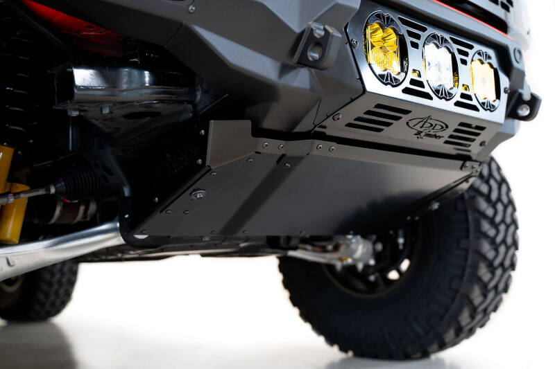 Addictive Desert Designs 21-22 Ford Bronco Bomber Front Bumper (w/ 3 Baja Designs LP4 Mounts)