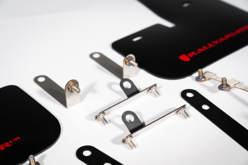 Rally Armor 23-25 Toyota GR Corolla UR Mud Flap | Toyota GR Corolla (22-26) (MF89-UR-BLK-RD)