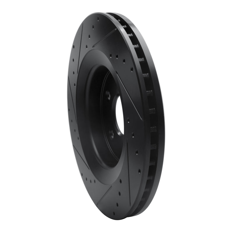 DFC D&S Black Brake Rotor (FRONT RIGHT): Jeep Grand Cherokee (06-10)
