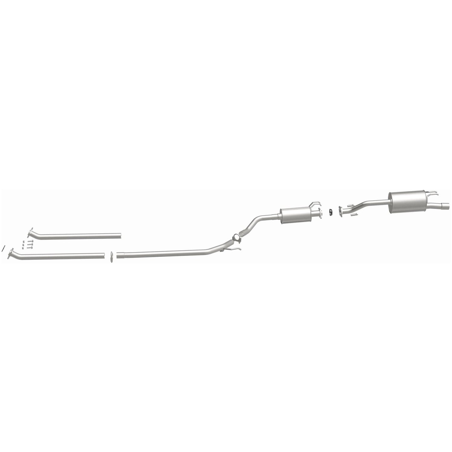 BRExhaust 2006-2011 Honda Civic 1.8L Direct-Fit Replacement Exhaust System