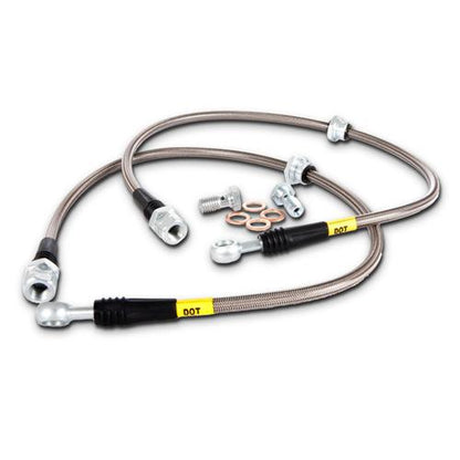 StopTech 04-08 Cadillac STS/XLR/XLR-V/SLS / 05-08 Corvette Stainless Steel Front Brake Line Kit