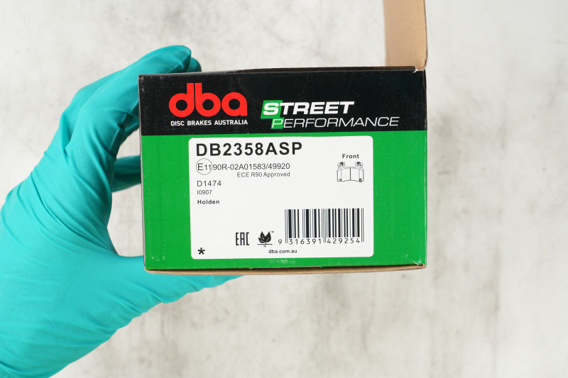 DBA Front SP Performance Brake Pads (Rectangle Weight) | Holden VE/VF SSV Brembo (13-17) (DB2358ASP)