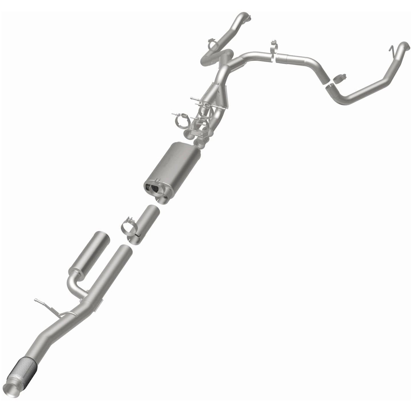 MagnaFlow 2024-2025 Chevrolet Silverado 1500 ZR2, Sierra 1500 AT4X Overland Series Cat-Back Performance Exhaust System